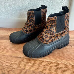 Diemme Leopard Print Boots, Calf Hair, Made in Italy, 38